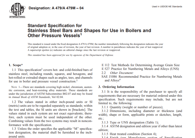 Astm A 479/A 479M – 04 pdf free download
