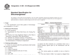 Astm A 483 – 64 (Reapproved 2000) pdf free download