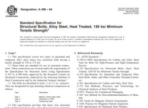 Astm A 490 – 04 pdf free download