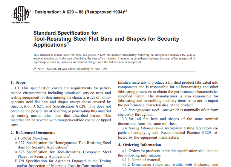 Astm A 629 – 88 (Reapproved 1994)e1 pdf free download