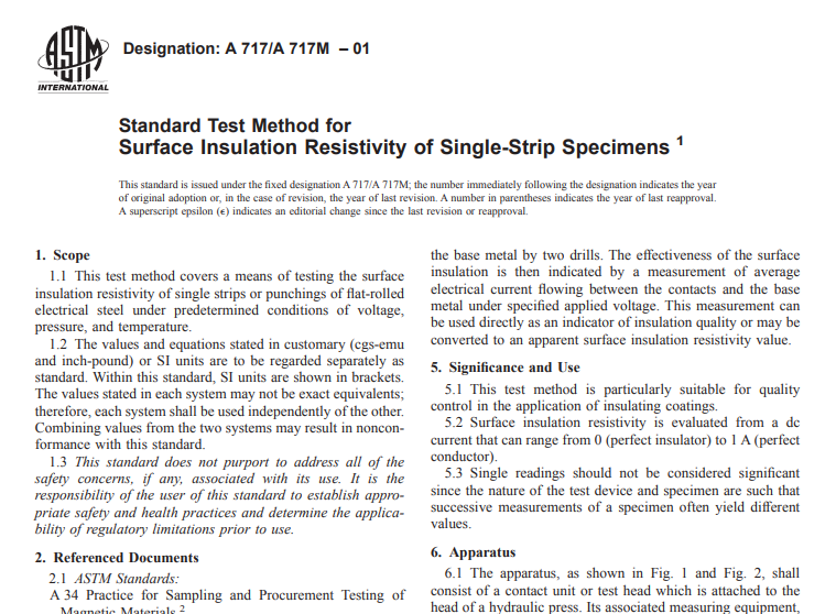 Astm A 717 cA 717M – 01 pdf free download