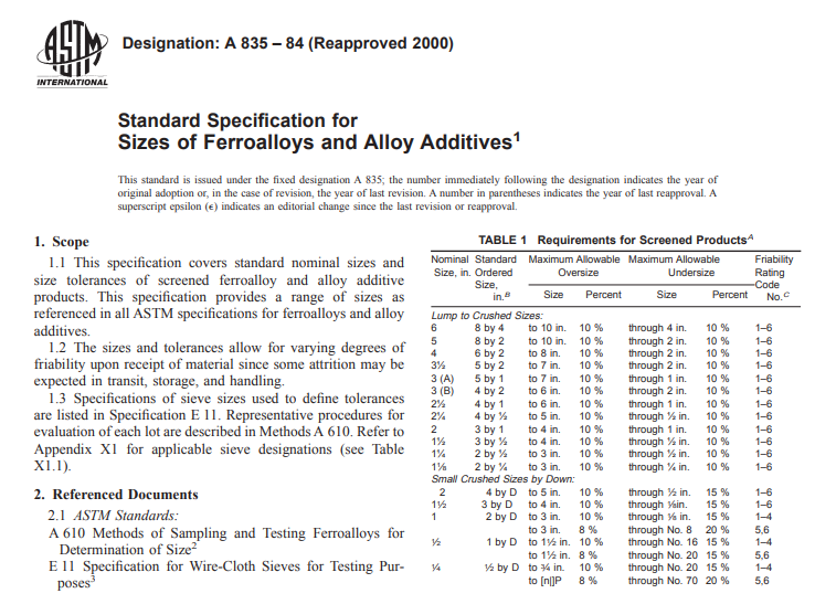 Astm A 835 – 84 (Reapproved 2000) pdf free download