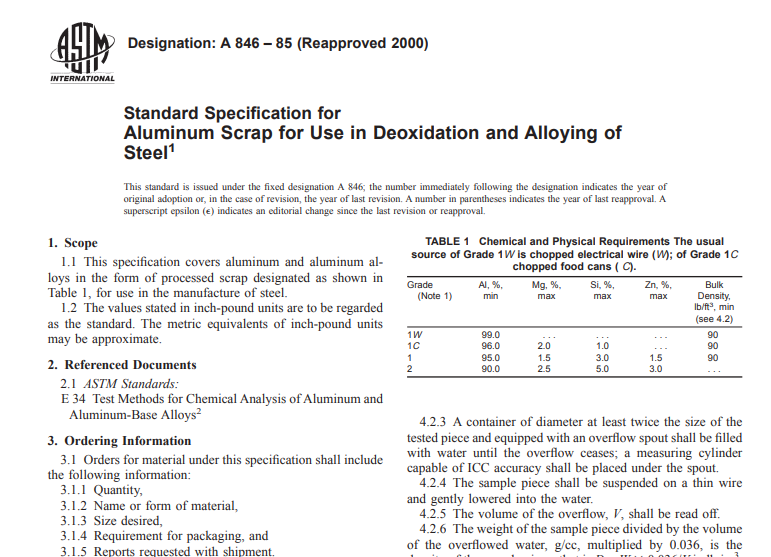 Astm A 846 – 85 (Reapproved 2000) pdf free download