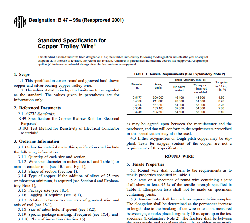 Astm B 47 – 95a (Reapproved 2001) Pdf free download