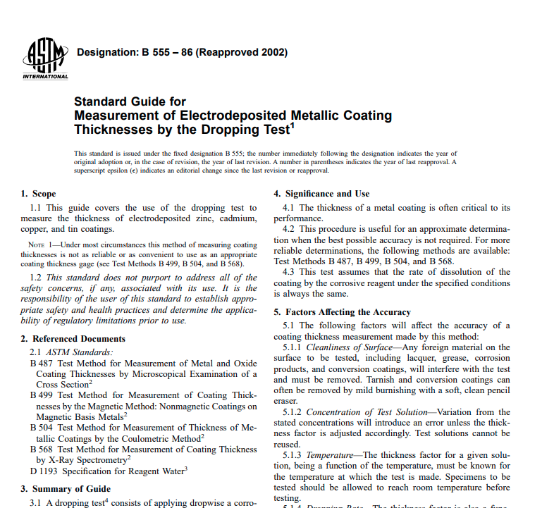 Astm B 555 – 86 (Reapproved 2002) Pdf free download