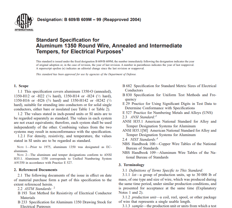 Astm B 609/B 609M – 99 (Reapproved 2004) Pdf free download