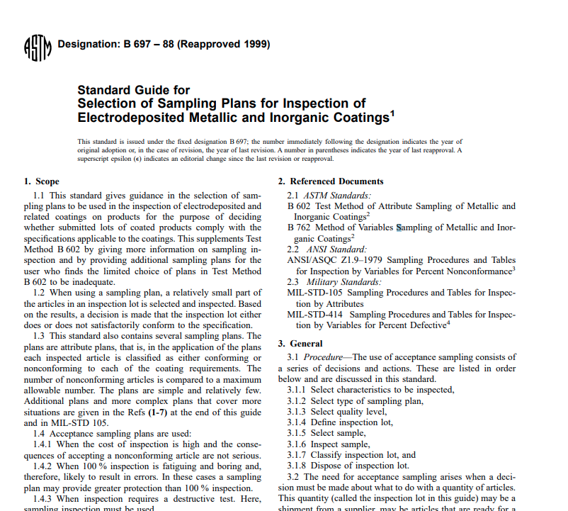 Astm B 697 – 88 (Reapproved 1999) Pdf free download