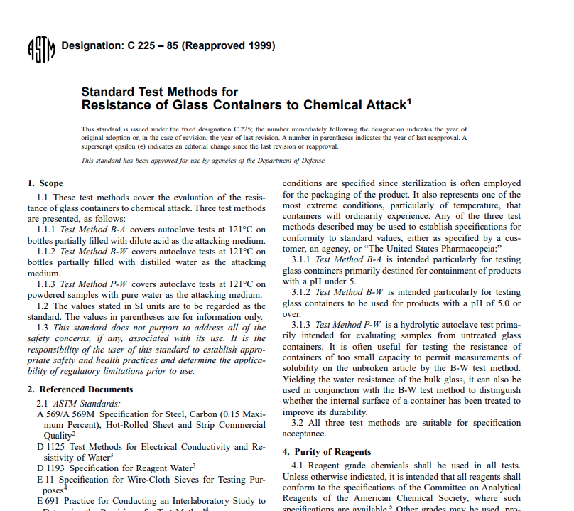Astm C 225 – 85 (Reapproved 1999) Pdf free download