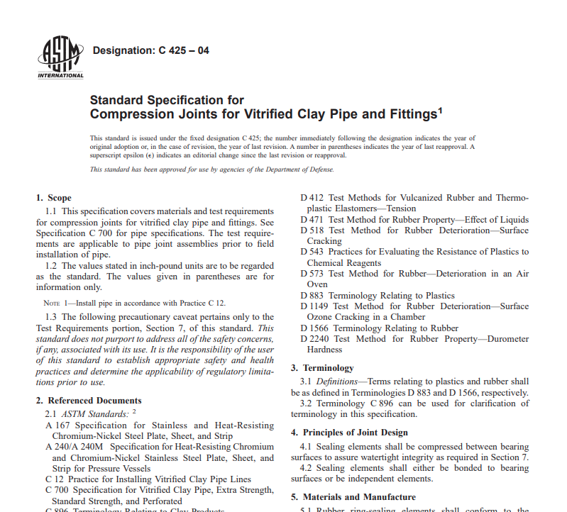 Astm C 425 – 04 pdf free download
