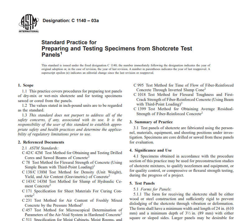 Astm C 1140 – 03a pdf free download
