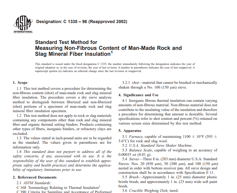 Astm C 1334 – 96 (Reapproved 2000) Pdf free download