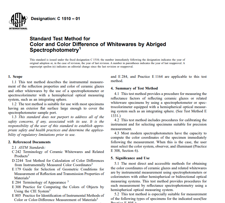 Astm C 1510 – 01 pdf free download