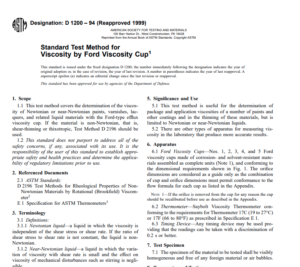 Astm D 1200 – 94 (Reapproved 1999) Pdf free download