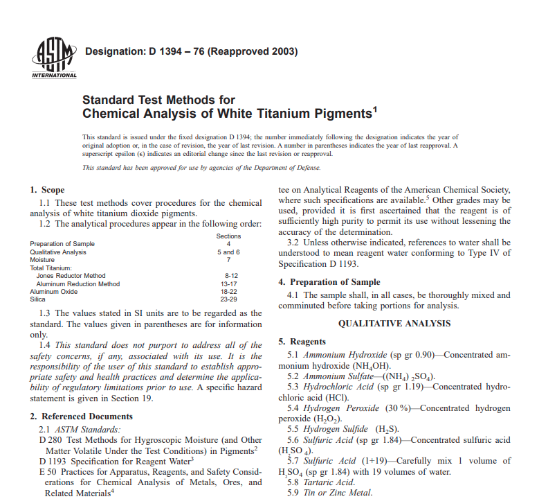 Astm D 1394 – 76 (Reapproved 2003) Pdf free download