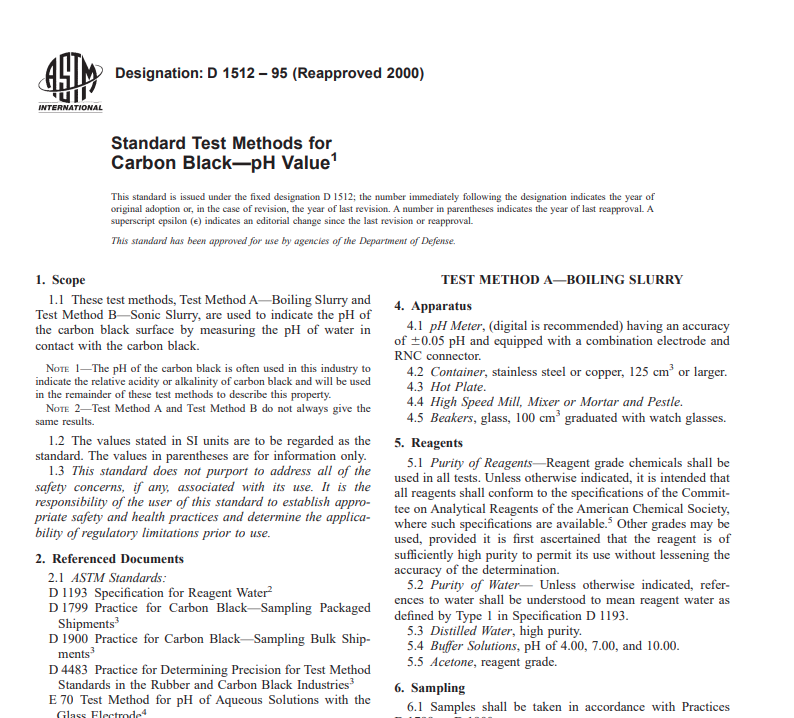 Astm D 1512 – 95 (Reapproved 2000) Pdf free download