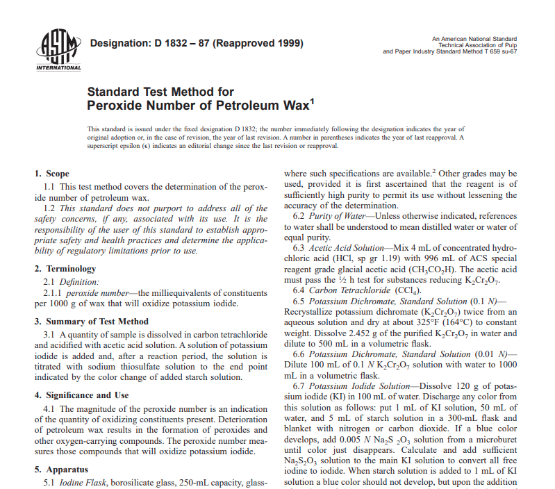 Astm D 1832 – 87 (Reapproved 1999) Pdf free download