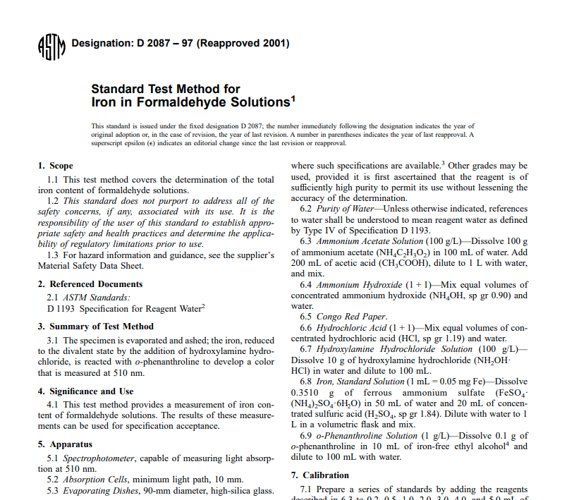 Astm D 2087 – 97 (Reapproved 2001) Pdf free download