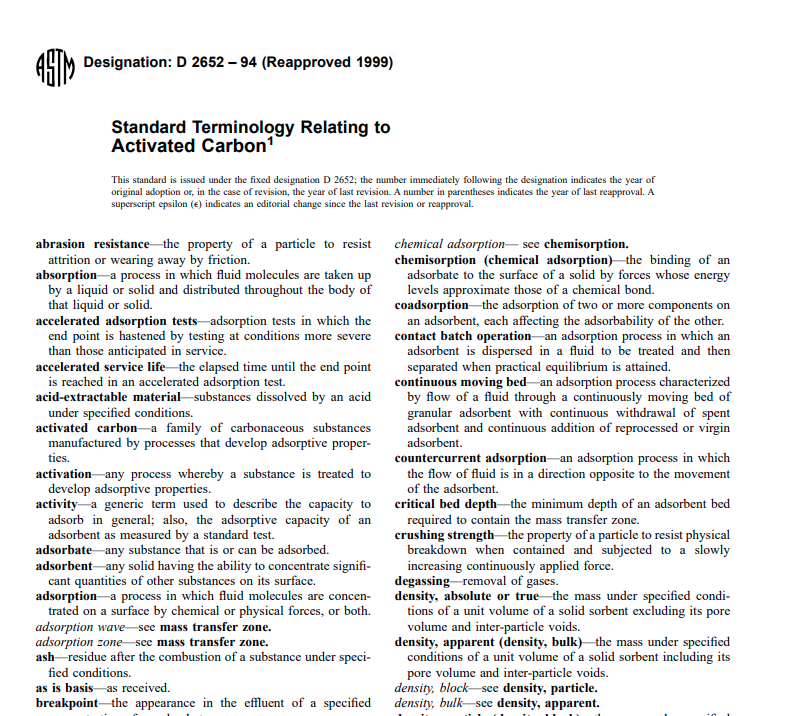 Astm D 2652 – 94 (Reapproved 1999) Pdf free download