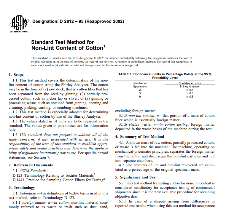 Astm D 2812 – 95 (Reapproved 2002) Pdf free download