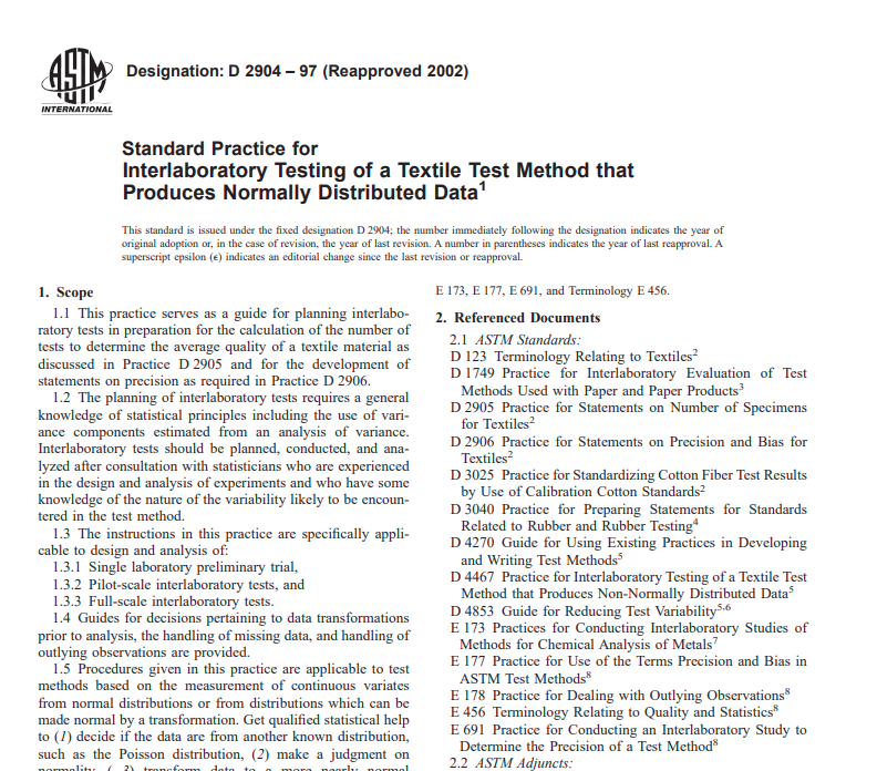 Astm D 2904 – 97 (Reapproved 2002) Pdf free download