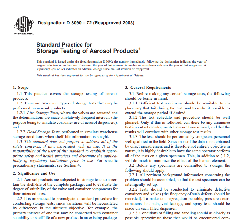 Astm D 3090 – 72 (Reapproved 2003)Pdf free download