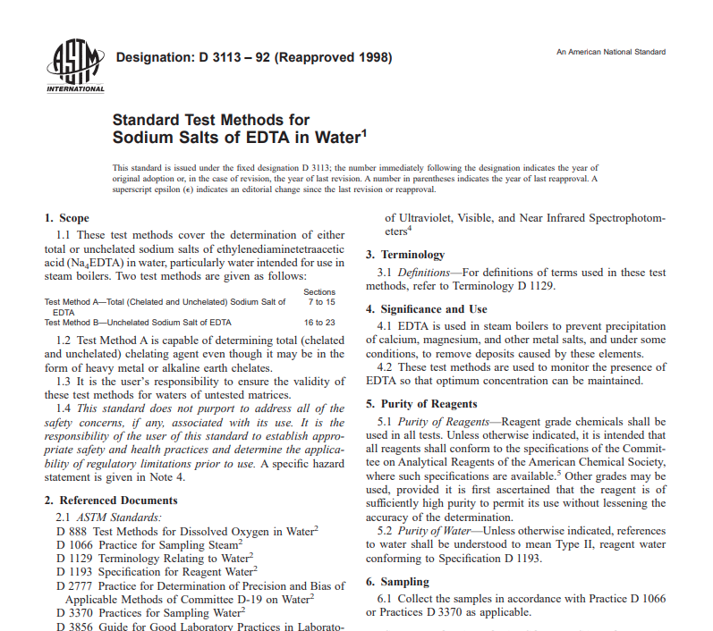 Astm D 3113 – 92 (Reapproved 1998) Pdf free download