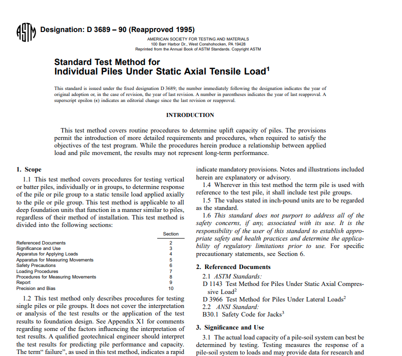 Astm D 3689 – 90 (Reapproved 1995) Pdf free download