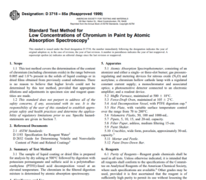 Astm D 3718 – 85a (Reapproved 1999) Pdf free download