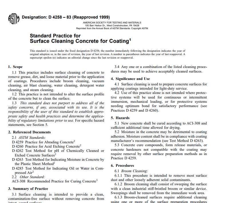astm standards for concrete pdf
