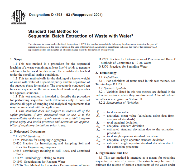 Astm D 4793 – 93 (Reapproved 2004) Pdf free download