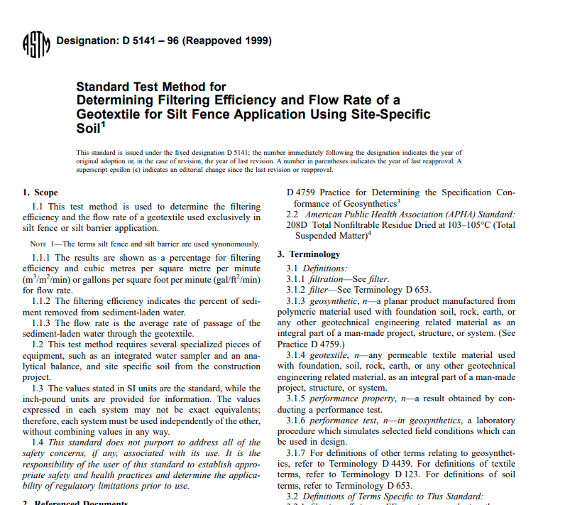 Astm D 5141 – 96 (Reappoved 1999) Pdf free download