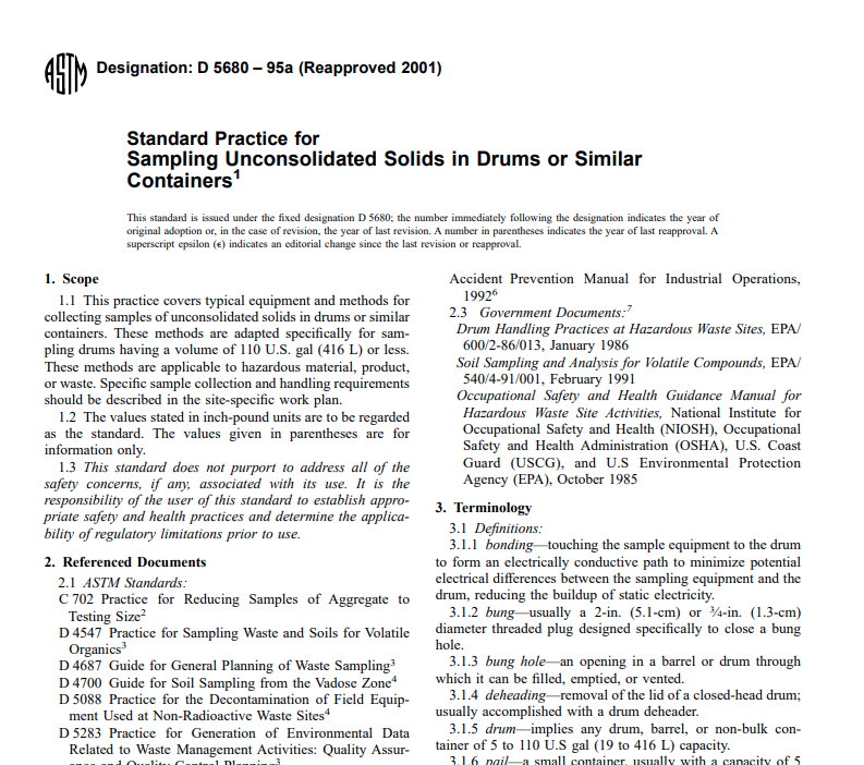 Astm D 5680 – 95a (Reapproved 2001)  Pdf free download