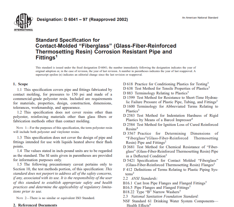 Astm D 6041 – 97 (Reapproved 2002) Pdf free download