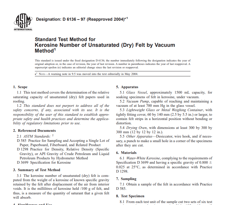 Astm D 6136 – 97 (Reapproved 2004)e1 Pdf free download