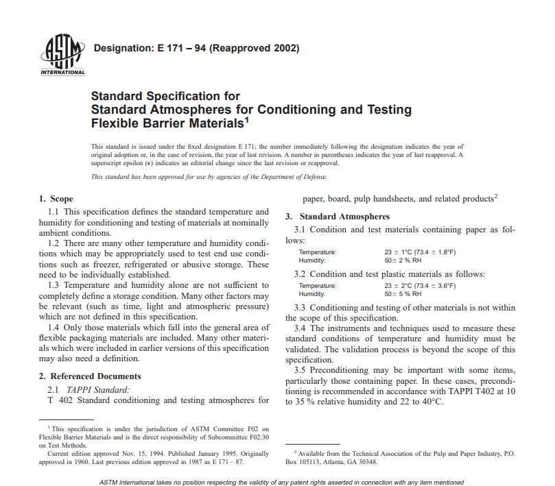 Astm E 171 – 94 (Reapproved 2002) Pdf free download