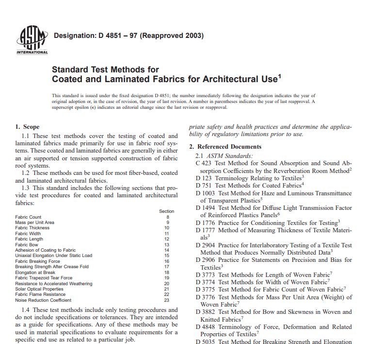 AstmD 4851 – 97 (Reapproved 2003) Pdf free download