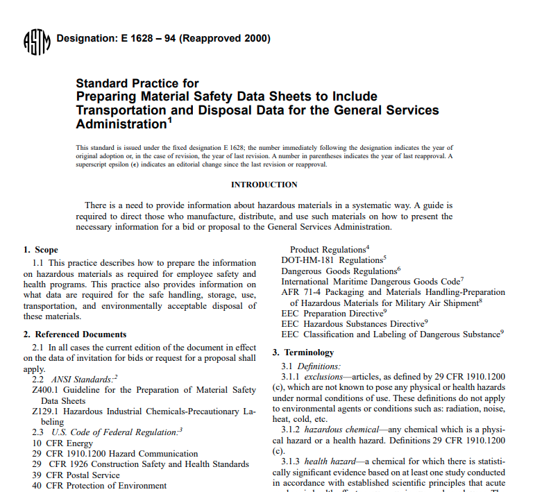 Astm E 1628 – 94 (Reapproved 2000) Pdf free download