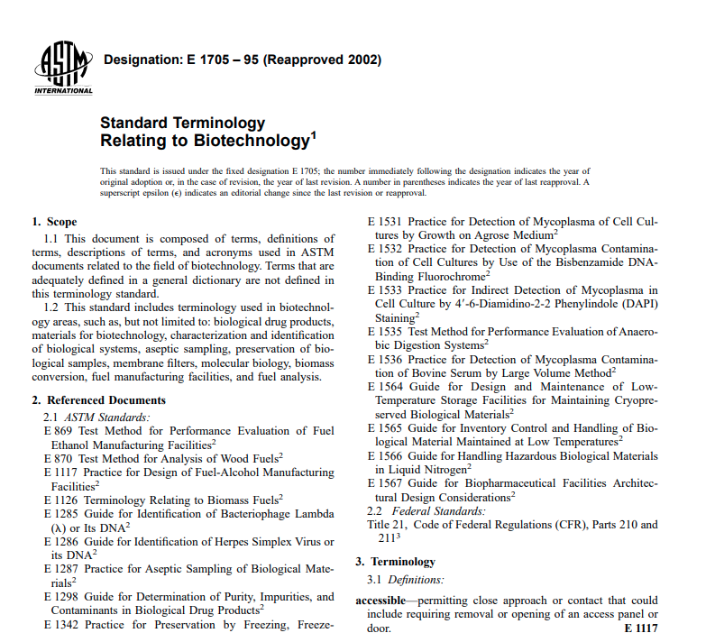 Astm E 1705 – 95 (Reapproved 2002) Pdf free download