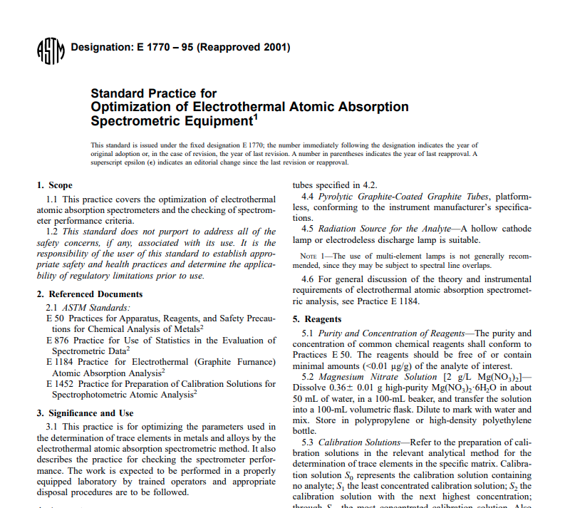 Astm E 1770 – 95 (Reapproved 2001) Pdf free download
