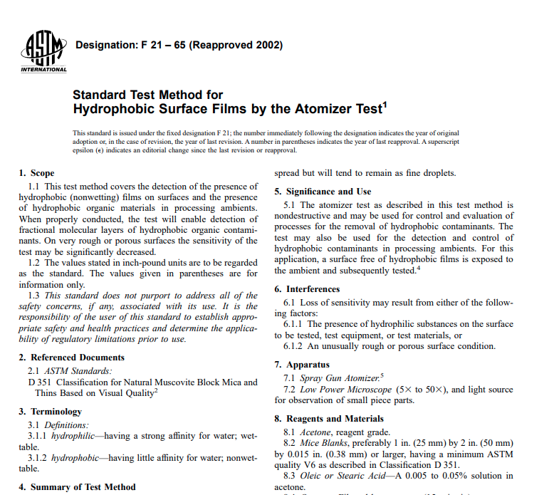stm F 21 – 65 (Reapproved 2002) Pdf free download