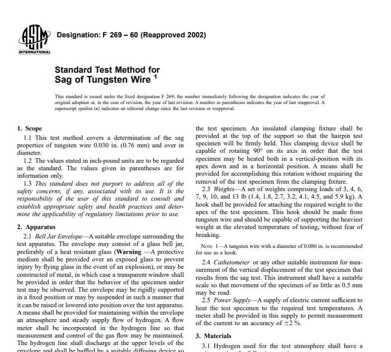 Astm F 269 – 60 (Reapproved 2002) Pdf free download
