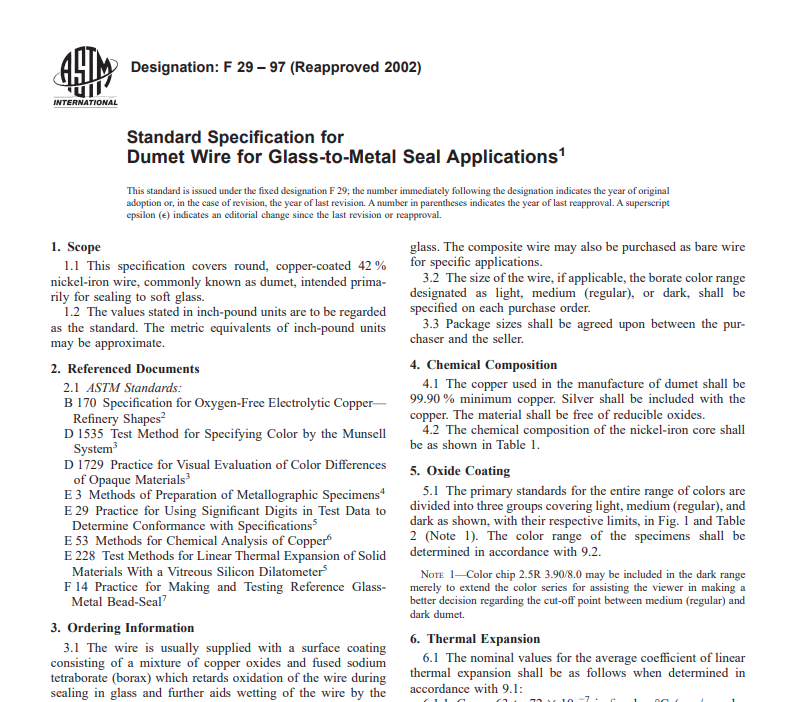 Astm F 29 – 97 (Reapproved 2002) Pdf free download