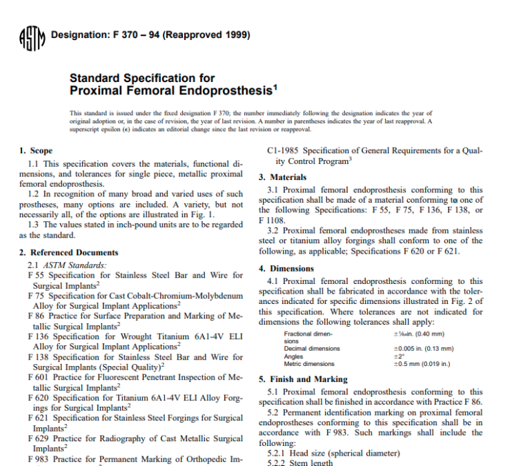 Astm F 370 – 94 (Reapproved 1999) Pdf Free Download – Civil Eng