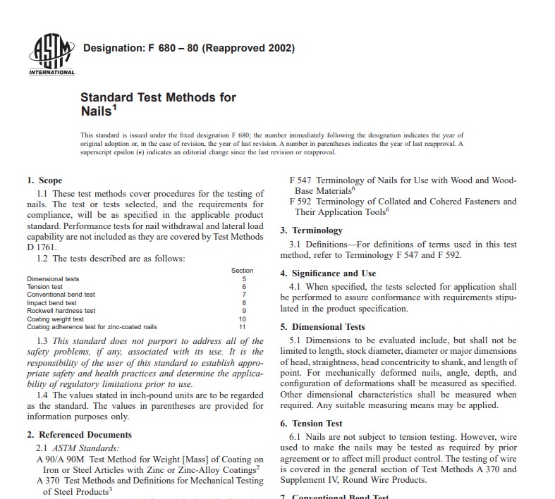 Astm F 680 – 80 (Reapproved 2002) Pdf free download