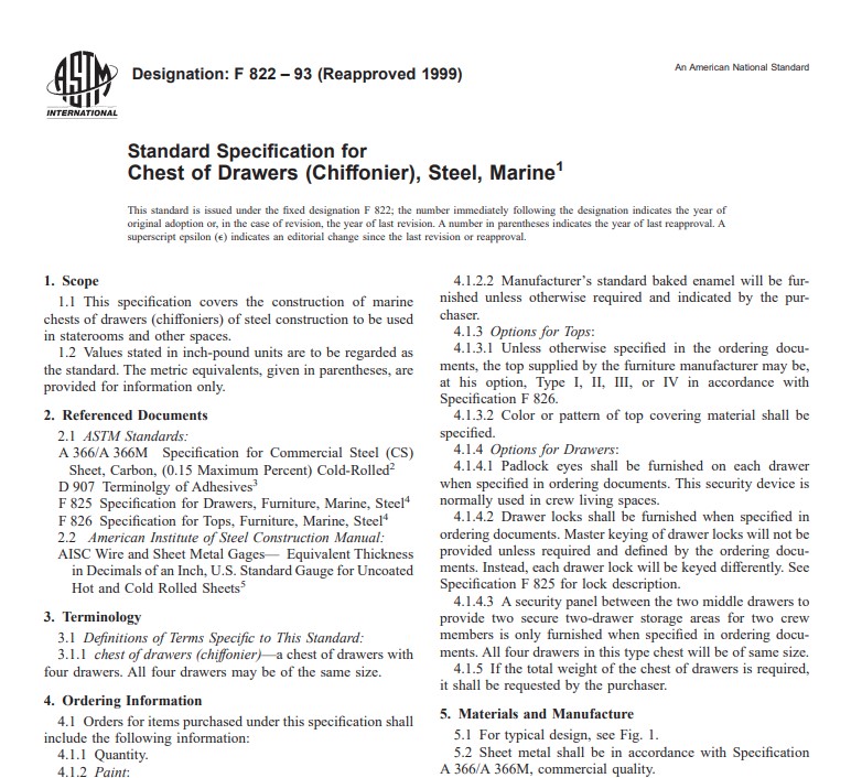 stm F 822 – 93 (Reapproved 1999) Pdf free download