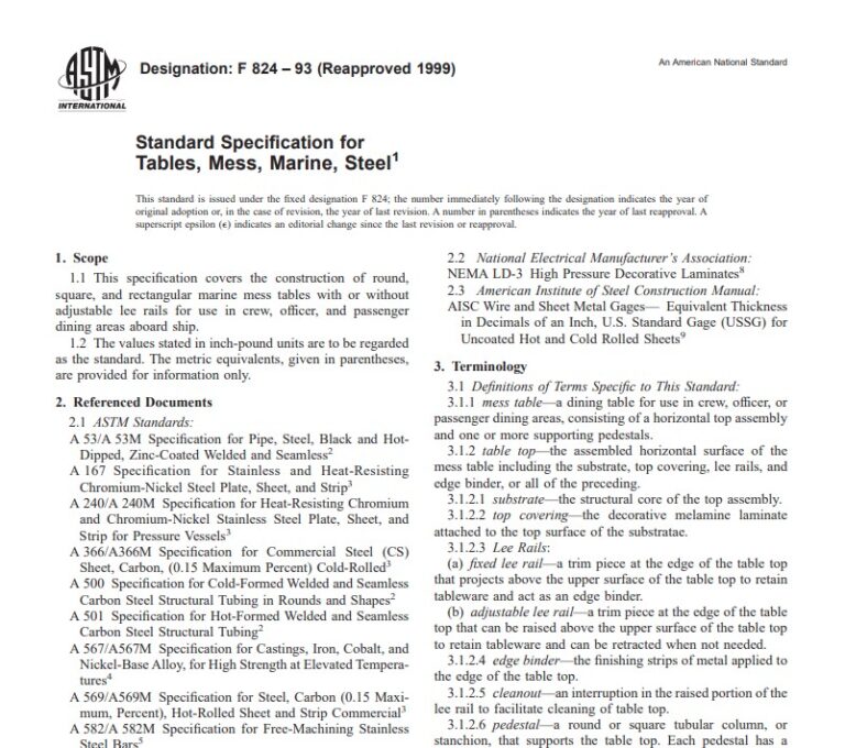 stm F 824 – 93 (Reapproved 1999) Pdf free download