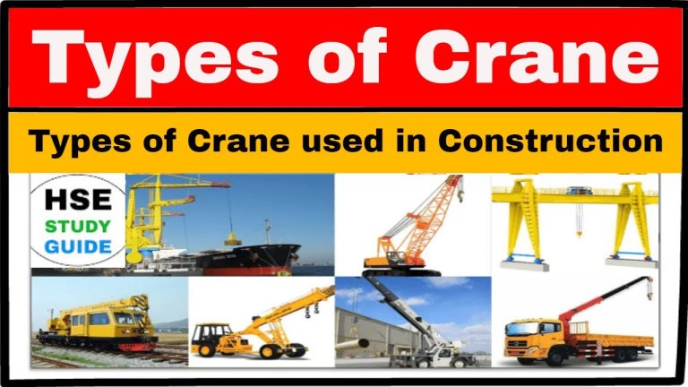 types of cranes